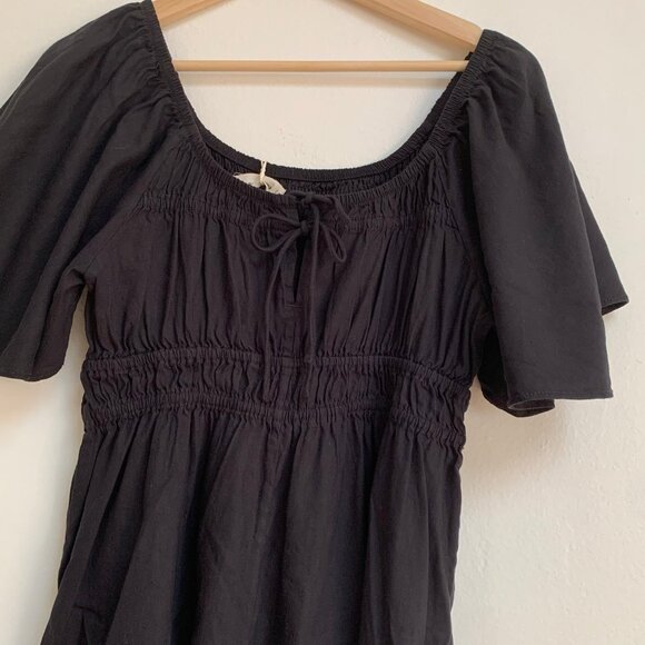 NWT Everlane Flutter-Sleeve Dress in Stretch Linen - Picture 6 of 6